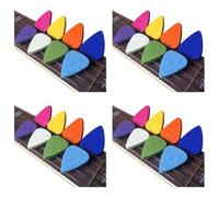Aniyaa Ukulele Picks Felt Picks/Plectrums for Ukulele and Guitar,32 Pieces Guitar Picks,Multi-Color