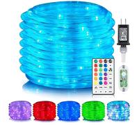 ANJAYLIA 105FT 320 LED Color Changing Rope Lights with Plug and Remote