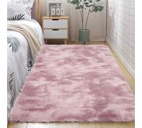 ANJIAJIE Carpet Rugs Living Room 255 x 330 cm Modern Super Soft Fluffy Shaggy Runner Rug Thick Pile Non Shedding Large Rugs Living Room for The Bedrooms and Kitchen, Pink