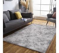 ANJIAJIE Carpet Rugs Living Room 275 x 290 cm Modern Super Soft Fluffy Shaggy Runner Rug Thick Pile Non Shedding Large Rugs Living Room for The Bedrooms and Kitchen, Light Grey
