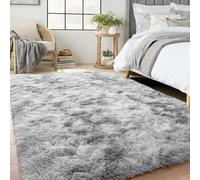 ANJIAJIE Rooms Area Rugs for Bedroom 230 x 280 cm Modern Super Soft Fluffy Shaggy Runner Rug Thick Pile Non Shedding Shaggy Soft and Elegant Carpets for The Bedrooms and Kitchen, Light Grey