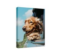 Anjiefo Personalized Photo to Canvas Print - Canvas Prints With Your Photos on Custom Wall Art for Bedroom, Living Room, Wedding Baby Pet Family Picture Framed Wall Art (8" W x 12" H)