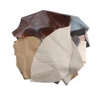 Anjing Leather Scraps 1 kg various shades of brown assorted Craft Pieces Ideal For Any Craft Work
