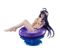 Anjinguang 10cm Overlord Anime Figure PVC Statue Albedo Sitting Swimsuit Style Anime Figurine Overlord Exquisite Ornaments Collectible Gift
