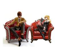 Anjinguang Anime Amane Figure - 16cm Detective Light Yagami Sitting on Sofa Action Figure PVC Model Statue, Desktop Home Decoration Collectible Gift Fans