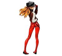 Anjinguang Anime Asuka Langley Figure,Asuka Figurine Collectiable Edition 22cm Cartoon Characters Cat's Ear Tracksuit Special Asuka Figure Statue Home Decor
