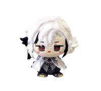 Anjinguang Anime Kamisato Ayaka Plush Figure 12cm Varka/Arlecchino/Yae Miko/Hu Tao Soft Stuffed Mini Hug Pillow Wallet Pendant Schoolbag Accessories