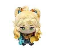 Anjinguang Anime Kamisato Ayaka Plush Figure 12cm Varka/Arlecchino/Yae Miko/Hu Tao Soft Stuffed Mini Hug Pillow Wallet Pendant Schoolbag Accessories