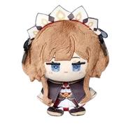 Anjinguang Anime Kamisato Ayaka Plush Figure 12cm Varka/Arlecchino/Yae Miko/Hu Tao Soft Stuffed Mini Hug Pillow Wallet Pendant Schoolbag Accessories