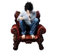 Anjinguang Anime L Figure - 15cm Detective L Sitting on Sofa Action Figure PVC Model Statue, Desktop Home Decoration Collectible Gift Fans