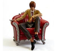 Anjinguang Anime Light Yagami Figure - 16cm Detective Amane Sitting on Sofa Action Figure PVC Model Statue, Desktop Home Decoration Collectible Gift Fans