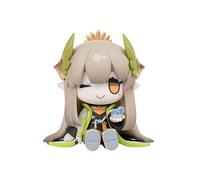 Anjinguang Arknights Figure-Anime Arknights Mini Action Figure Muelsyse/Ho'olheyak Silence 7.5cm Cute PVC Anime Q Version Sitting Cartoon Model Statue Ornament Collectible Figurine Gift