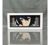 Anjinguang Bungo Stray Dogs Light Lamp Box,Anime Dazai Osamu Figure BSD Lamp,3D Paper Cut Light Posters Frame Light, 16 Color Changing Night Lights for Bedroom Party Decor,Gifts