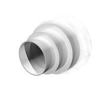 Anjinguang Circular Spigot Adapter 160mm to 120mm Duct Reducer - Universal Reducer for Ventilation Systems - Duct Adaptor Connector 120-160 mm