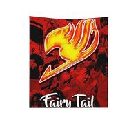 Anjinguang Fairy Tail Blanket-Anime Natsu Dragneel/Lucy Heartfilia Printed Flannel Throw Blanket for Sofa Bed Lunch Break Cartoon Ultra-Soft Fleece Blanket Birthday Gift for Kids Adults