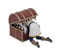 Anjinguang Frieren Figure Statue Anime PVC Freezing Figure Frieren in Treasure Box Monster Model Sculpture 10CM Cute Figurine Collectible Desktop Ornament