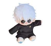 Anjinguang Gojo Satoru Geto Suguru Soft Figure Anime Removable Clothes Stuffed Figurine,Cartoon Cuddle Plush Throw Pillow Cushion,40cm/15.75" Home Sofa Decoration,Gift for Friends
