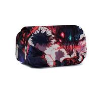 Anjinguang Gojo Satoru Pencil Case JJK Gojo Geto Suguru Bag Pen Box Storage Large Capacity Durable Students Boys Girls Pencil Pouch Stationary Cartoon Pen Bag Back to School Supplies Cosplay Gift