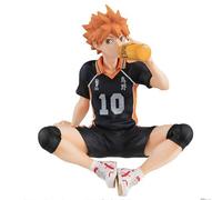 Anjinguang Haikyuu Figure Hinata Syouyou/Kageyama Statue Figure Model 10cm Haikyuu!!! Figurine Collectible PVC Sitting Pose Sculpture Desktop Ornament