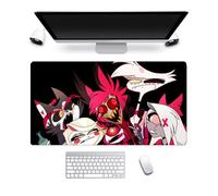 Anjinguang Hazbin Hotel Mouse Mat, Alastor/Angel Dust Anime Mouse Pad, 800×300mm Large Gaming Mouse Pad Desk Keyboard Mat for Computer Laptop Office Student Water-Resistant Mousepad