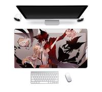 Anjinguang Hazbin Hotel Mouse Mat, Alastor/Angel Dust Anime Mouse Pad, 800×300mm Large Gaming Mouse Pad Desk Keyboard Mat for Computer Laptop Office Student Water-Resistant Mousepad