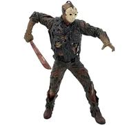 Anjinguang Jason Voorhees Figure Jason Voorhees Action Figure Anime Figurine 18cm Movable Joints (with Accessories) Standing Pose Model PVC Statue Collectible Home Decor Gifts