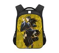 Anjinguang JJK Backpack Gojo Satoru Bag Geto Suguru Itadori Yuji Anime Schoolbag Canvas Rucksack Student Laptop Bag Boys Girls School Travel Daypack