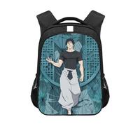Anjinguang JJK Backpack Gojo Satoru Bag Geto Suguru Itadori Yuji Anime Schoolbag Canvas Rucksack Student Laptop Bag Boys Girls School Travel Daypack