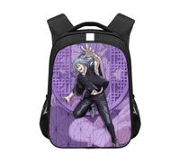 Anjinguang JJK Backpack Gojo Satoru Bag Geto Suguru Itadori Yuji Anime Schoolbag Canvas Rucksack Student Laptop Bag Boys Girls School Travel Daypack