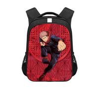 Anjinguang JJK Backpack Gojo Satoru Bag Geto Suguru Itadori Yuji Anime Schoolbag Canvas Rucksack Student Laptop Bag Boys Girls School Travel Daypack