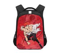 Anjinguang JJK Backpack Gojo Satoru Bag Geto Suguru Itadori Yuji Anime Schoolbag Canvas Rucksack Student Laptop Bag Boys Girls School Travel Daypack