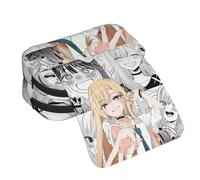 Anjinguang Kitagawa Marin Pencil Case Anime Pen Box Large Capacity Student Stationery Bag 2 Layer Pocket School Bag for Boys Girls