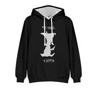 Anjinguang Light Yagami/L Death Note Hoodie Anime Character Cosplay Pullover Hooded Sweatshirt for Men Women Long Sleeve Casual Sportswear Loose Tops
