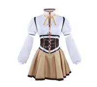 Anjinguang Mami Tomoe Cosplay Costume Anime Cosplay Clothing Uniform Full Set Dress Up Halloween Carnival Party Outfit for Women