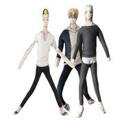 Anjinguang Manjiro Plush Figures Matsuno Chifuyu/Hanma Shūji Anime Twistable Action Figures Doll Cartoon Pillow Posable Anime Figurine Home Sofa Decoration