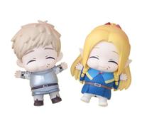 Anjinguang Marcille Donato Figure,Laios Touden Figure,7.5cm Anime Mini Figurine,Cute Model Statue with Lying Posture,PVC Sculpture,Collection Gifts,Anime Ornament