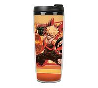 Anjinguang My Hero Academia Anime Travel Mug 400ml Double Insulation Sports Cup Plastic Coffee Mug Water Bottle Gift