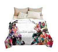 Anjinguang My Hero Academia Collage Anime BNHA Hawks Manga Flannel Throw Blanket Ultra Soft Bedspread Microfiber Fleece Blanket Durable Home Decor Perfect for Couch Sofa Beds 80x120cm