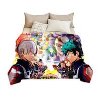 Anjinguang My Hero Academia Hawks Manga Flannel Throw Blanket Ultra-Soft Micro Light Weight Warm Throw Blanket Home Decor for Couch Sofa Beds 80x120cm Kids Bed Throw Blankets