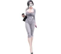 Anjinguang Original Painting Beauty Series Statue, 28CM Dongtan Style Figure Uniform Style Standing Pose Model PVC Anime Statue Collection Gift