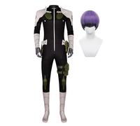 Anjinguang Soshiro Hoshina Cosplay Costume Anime Cosplay Jumpsuit Battle Outfits Kaiju No 8 Bodysuit Uniform for Women Halloween Costume