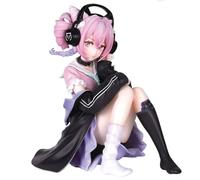 Anjinguang Summer Time Ver Game Figure - Eureka Action Figure - Eureka/W Cute Sitting Pose Model Anime Girl Statue PVC Sculpture Desktop Decoration