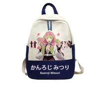 Anjinguang Tanjiro Backpack Kochou Shinobu Kanroji Mitsuri Anime Schoolbag Rucksack Nezuko Printed Bookbag Travelling Daypack for Kids Adults