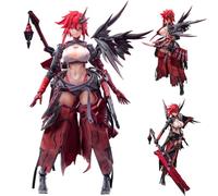 Anjinguang Wolf-Mastiff Force·KarasSamurai Figure Anime Illustration Figures Ultra Movable Interchangeable Parts Anime Girl Statue Original Painting Art Figurine Decor 20CM