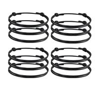 Anjiucc 12 Pcs Wax Rope Bracelet Cord Adjustable Knotted Handmade Craft Choker Nylon Bracelet, 5.9-11 Inches(Style 2)