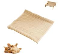 Anjoize Mellowkin Cat Scratcher Couch, The Claw Lounge for Cats, 2-In-1wear Resistant Scratching Sisal Chair for Indoor Pet (Sisal replacement mat (bed not included))