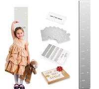 Anjoize Mirror Growth Chart For Wall, Puzzle Mirror Growth Chart, Growth Chart Mirror For Wall, Growth Chart Mirror For Kids,Height Ruler With Stickers For Nursery Wall Decor Dress Up Cente (1)