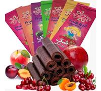 Anjoman Assorted Fruit Leather Bars Gift Bundle - 7 Extra Large Mediterranean Fruit Sheets (700g), Vegan Lavashak Snack Pack