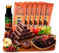 Anjoman Authentic Persian Lavashak Roll Ups - Super Sour Fruit Leather Bars 6 Pack (600g) with Sour Pomegranate Paste Sauce (280g) | Vegan, Gluten Free Tangy Mediterranean Snack Bundle