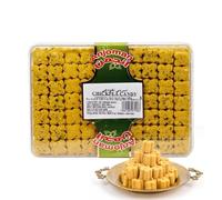 Anjoman Chickpea Candy Biscuits - Traditional Persian Roasted Chickpea Cookies Sweet Dessert Treat, Pack of 500g